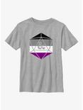 Dungeons And Dragons Asexual D20 Youth T-Shirt, ATH HTR, hi-res