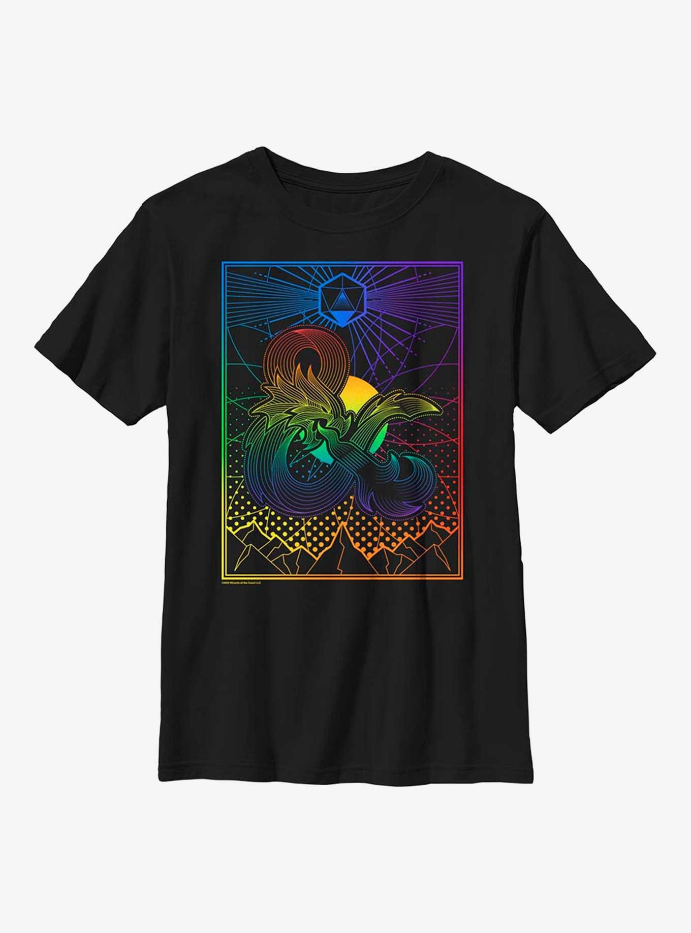 Dungeons And Dragons Gradient Landscape Youth T-Shirt