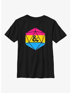 Dungeons And Dragons Pansexual D20 Youth T-Shirt, , hi-res