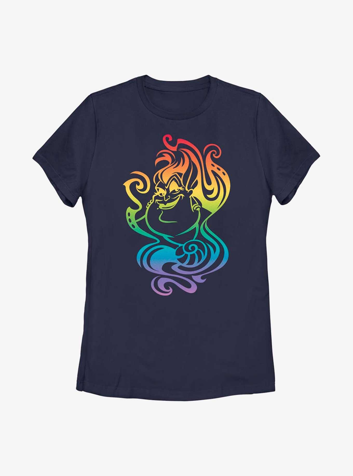 Disney The Little Mermaid Ursula Rainbow Badge T-Shirt, , hi-res