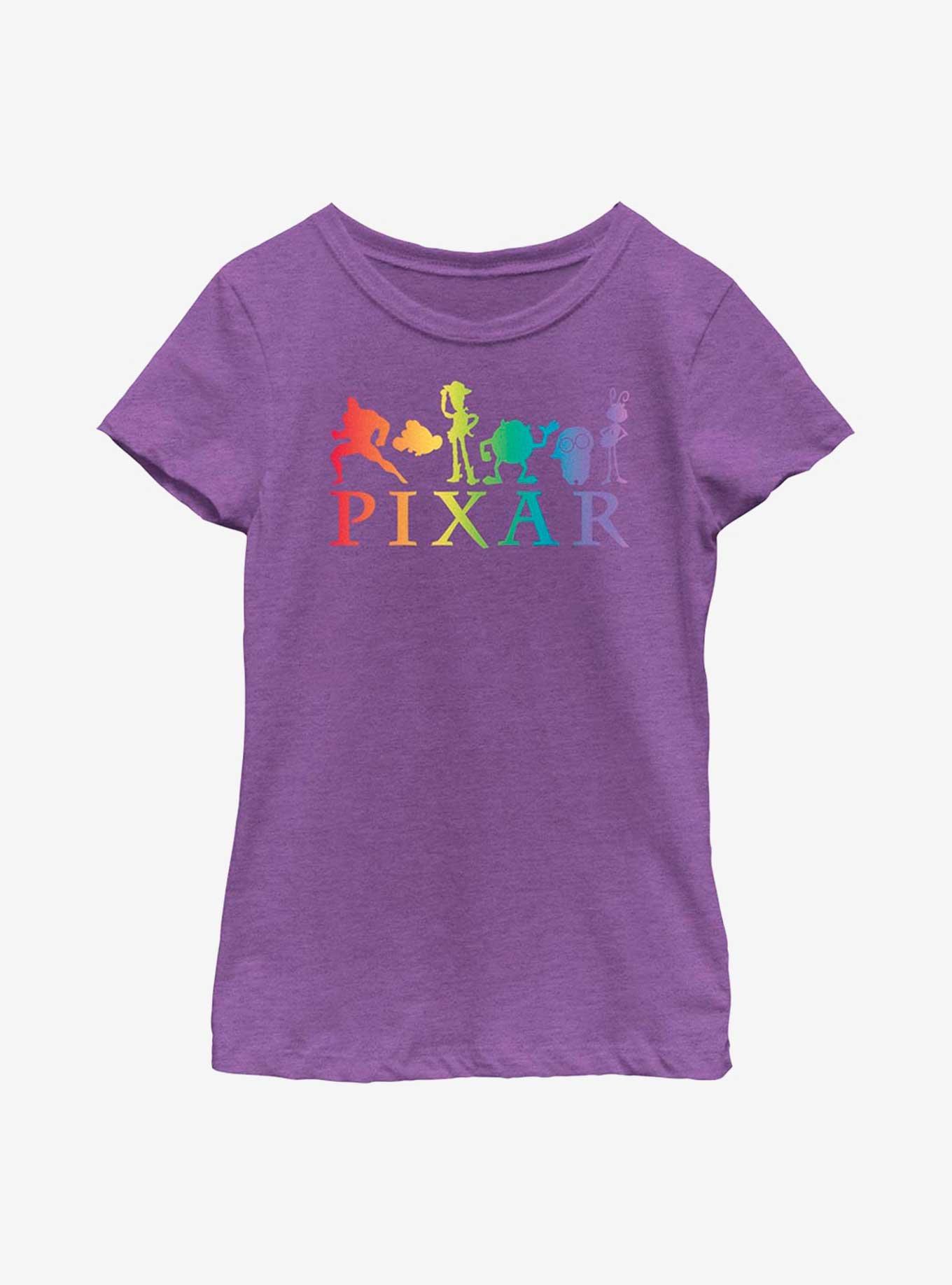 Pixar Rainbow Lineup Youth T-Shirt, , hi-res
