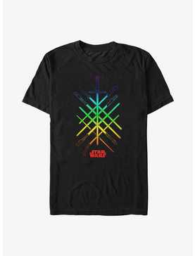 Star Wars Rainbow Lightsabers T-Shirt, , hi-res