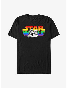 Star Wars Logo And Stormtroopers T-Shirt, , hi-res