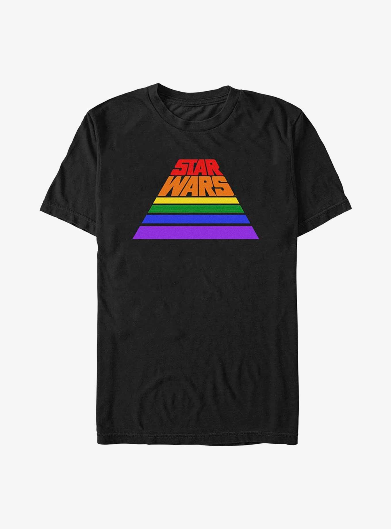 Star Wars Rainbow Intro Logo T-Shirt, , hi-res