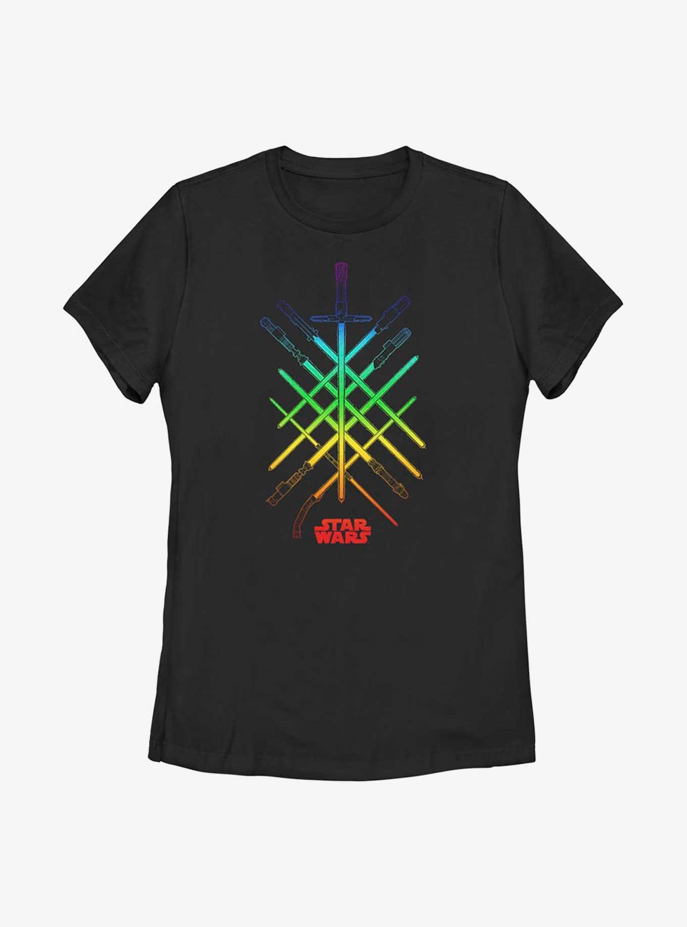 Star Wars Rainbow Lightsabers T-Shirt, , hi-res