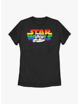 Star Wars Logo And Stormtroopers T-Shirt, , hi-res