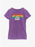 Star Wars Logo And Stormtroopers Youth T-Shirt, PURPLE BERRY, hi-res
