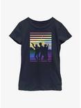 Star Wars Sunset Silhouette Youth T-Shirt, NAVY, hi-res