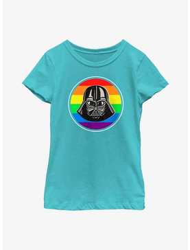 Star Wars Darth Vader Pride Badge Youth T-Shirt, , hi-res