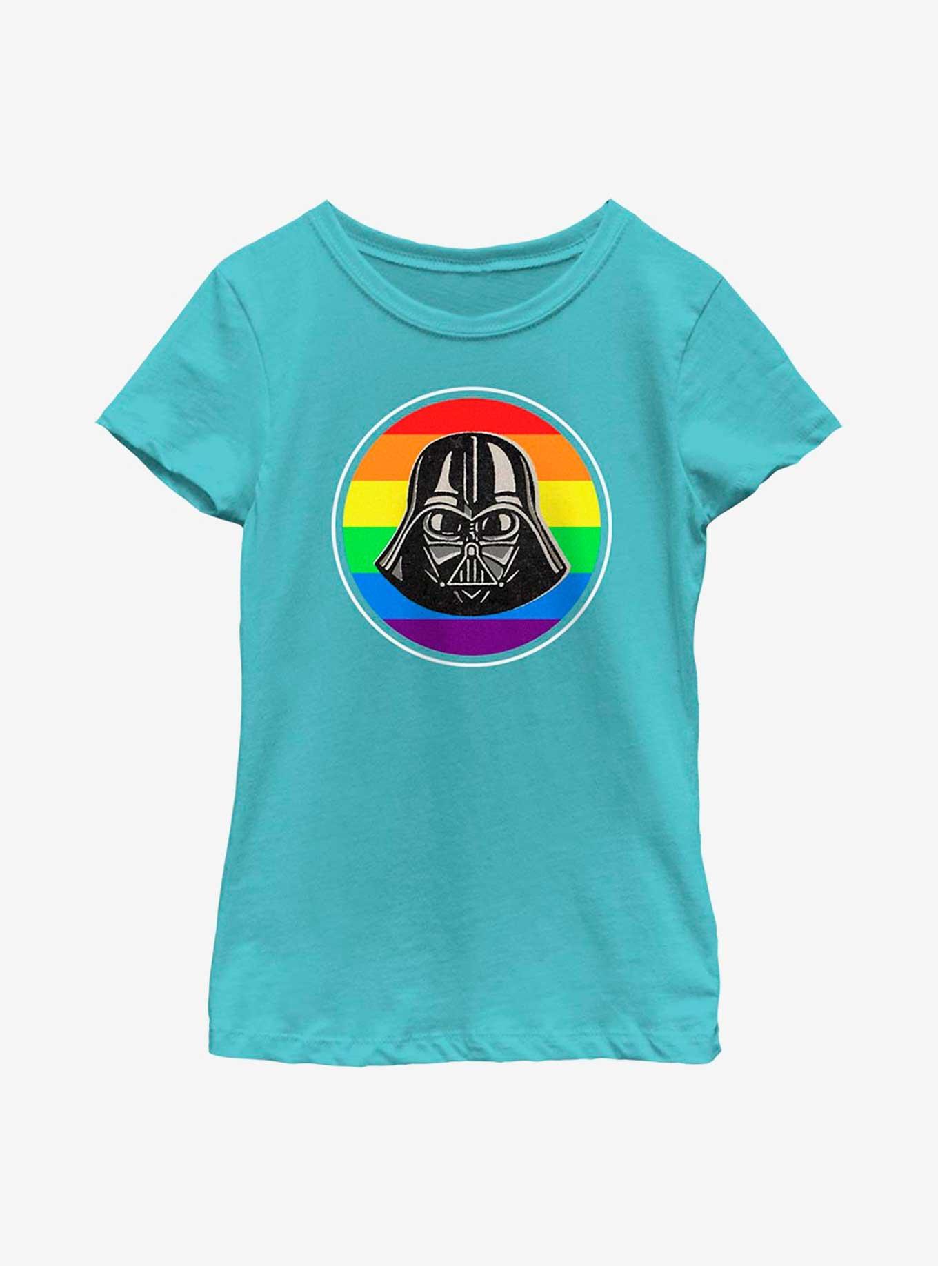 Star Wars Darth Vader Pride Badge Youth T-Shirt, , hi-res