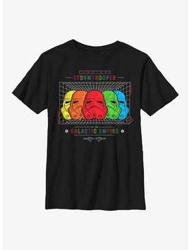Star Wars Galactic Empire Rainbow Stormtrooper Youth T-Shirt, , hi-res
