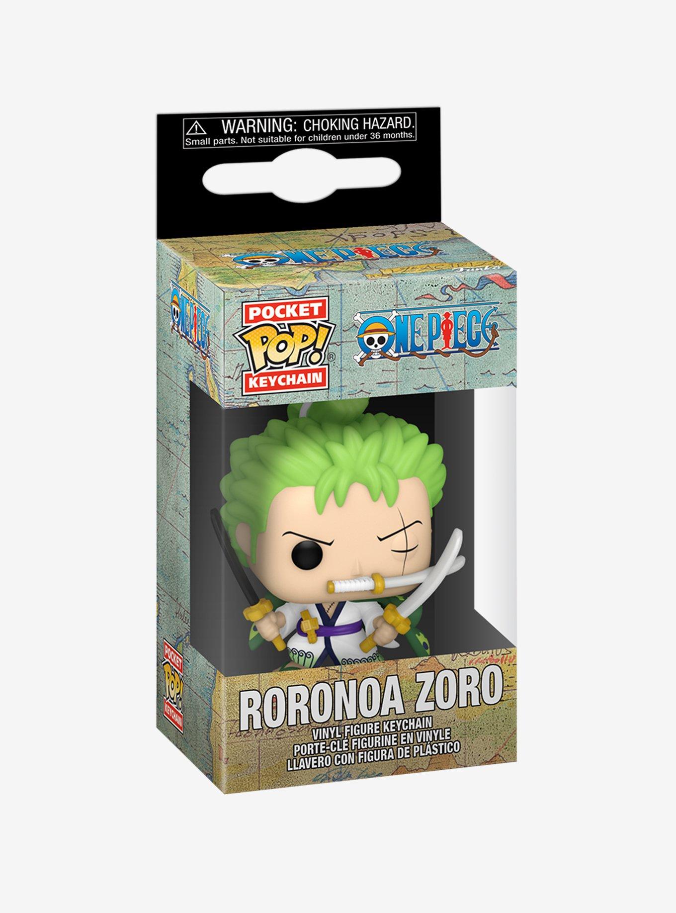 Funko Pocket Pop! One Piece Roronoa Zoro Vinyl Figure Keychain, , hi-res