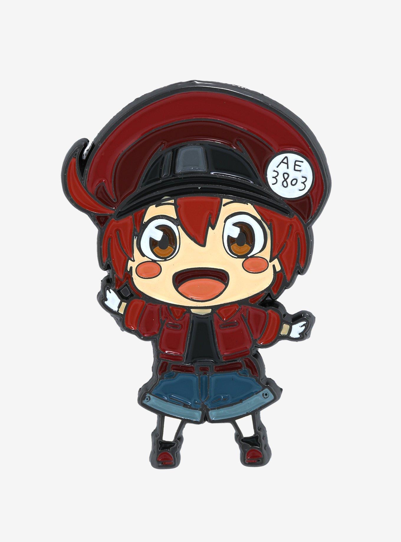 Cells at Work! Red Blood Cell Enamel Pin - BoxLunch Exclusive, , hi-res