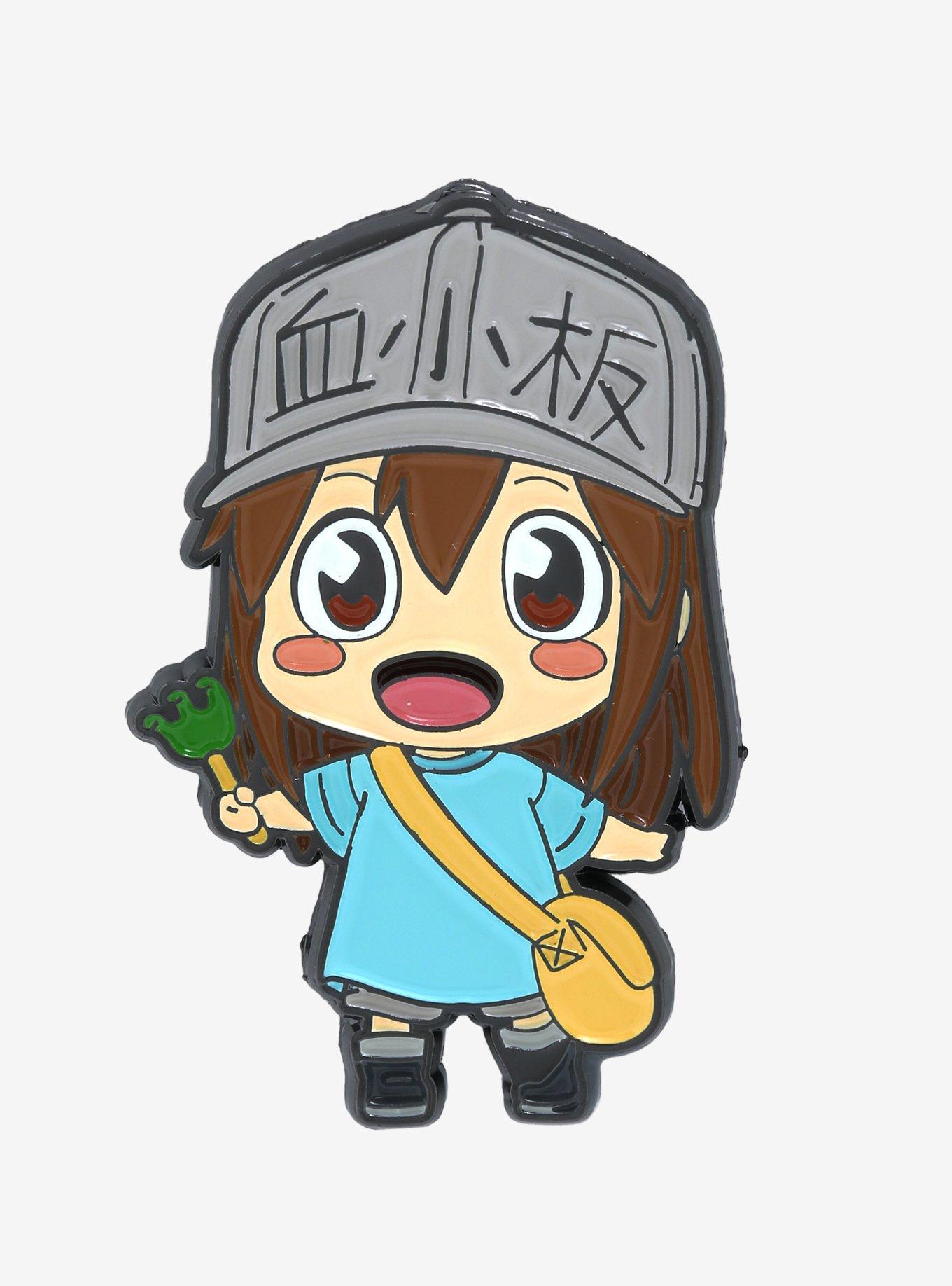 Cells at Work! Chibi Platelet Enamel Pin - BoxLunch Exclusive, , hi-res