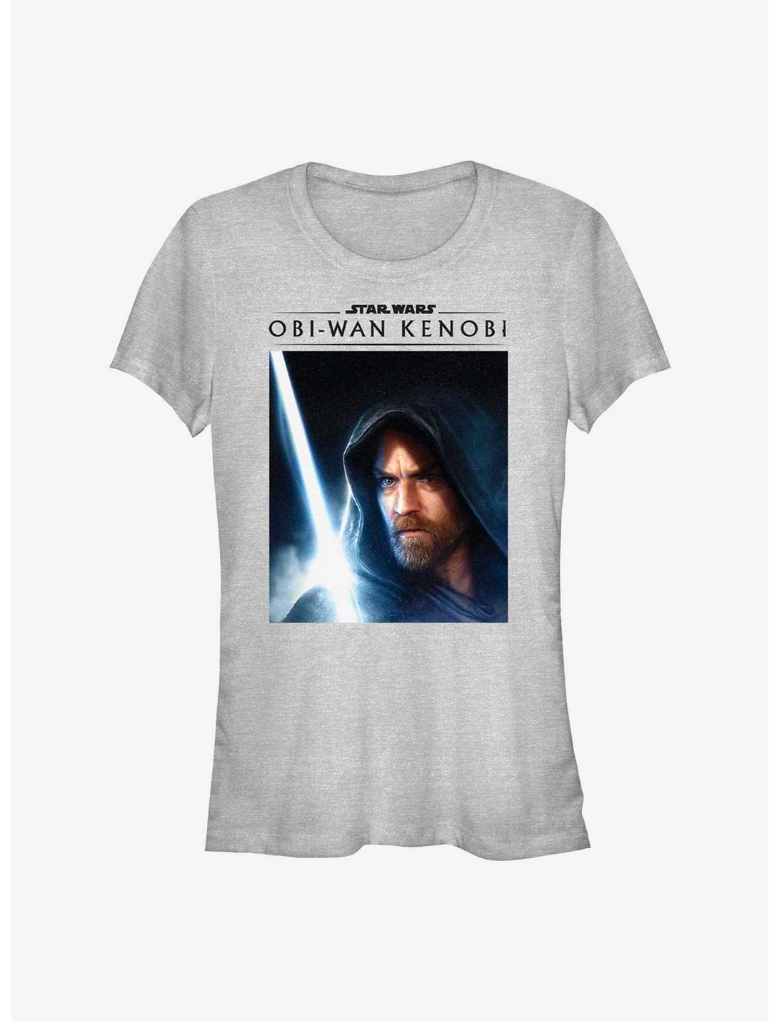 Star Wars Obi-Wan Kenobi Knight Saber Girls T-Shirt, ATH HTR, hi-res