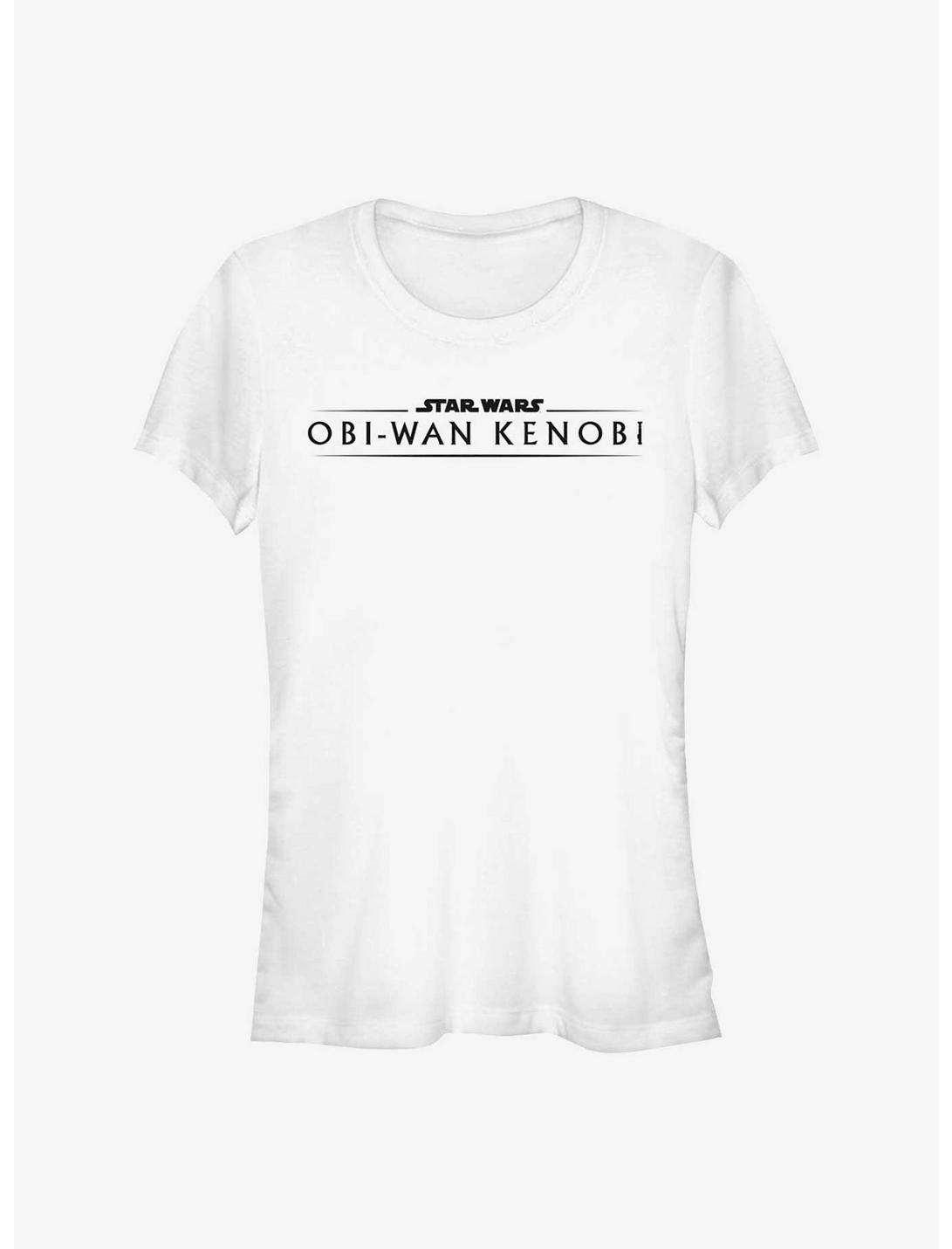 Star Wars Obi-Wan Kenobi Logo Girls T-Shirt, WHITE, hi-res