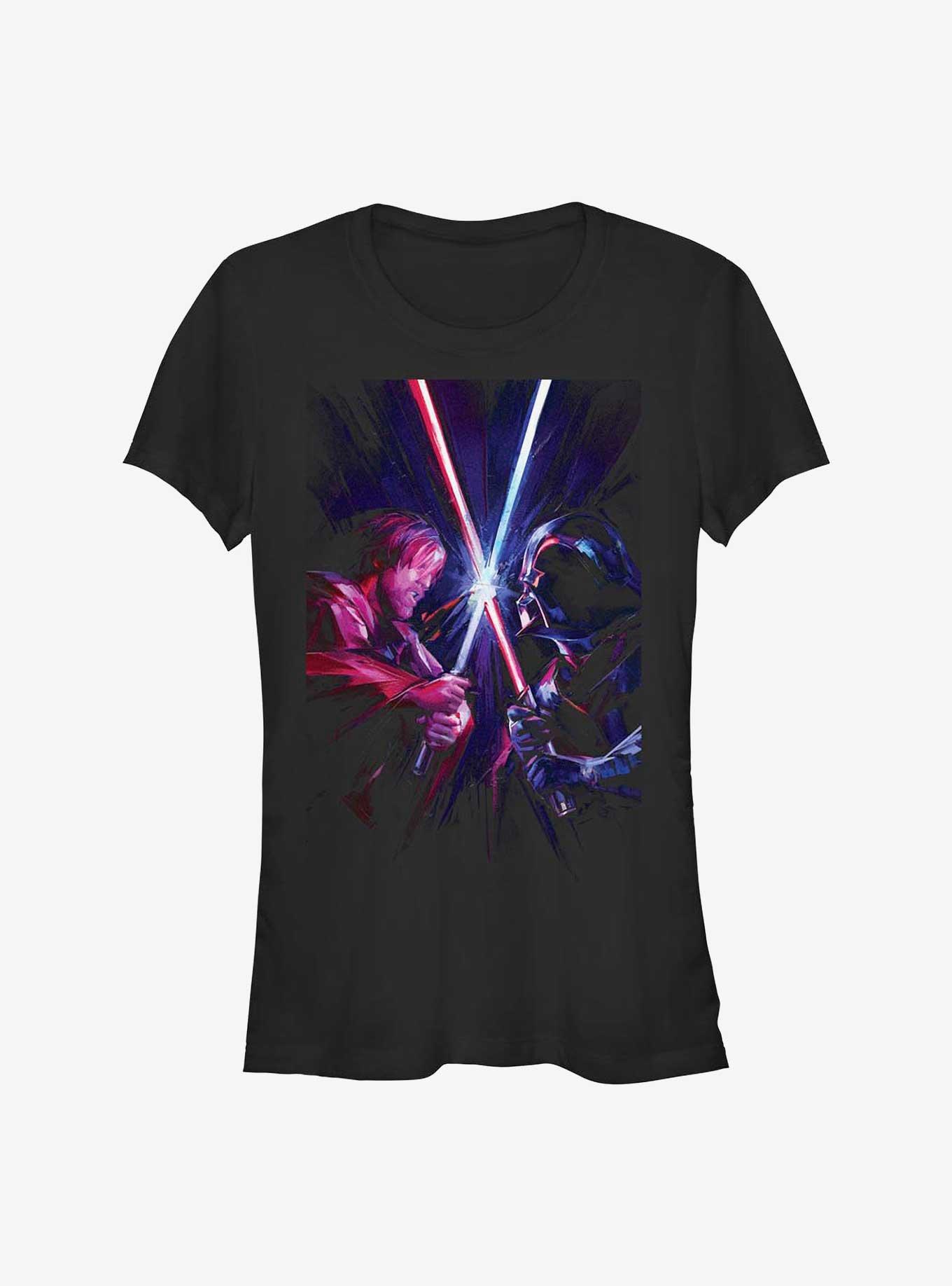 Star Wars Obi-Wan Kenobi Saber Clash Girls T-Shirt