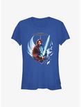 Star Wars Obi-Wan Kenobi Shattered Jedi Girls T-Shirt, ROYAL, hi-res