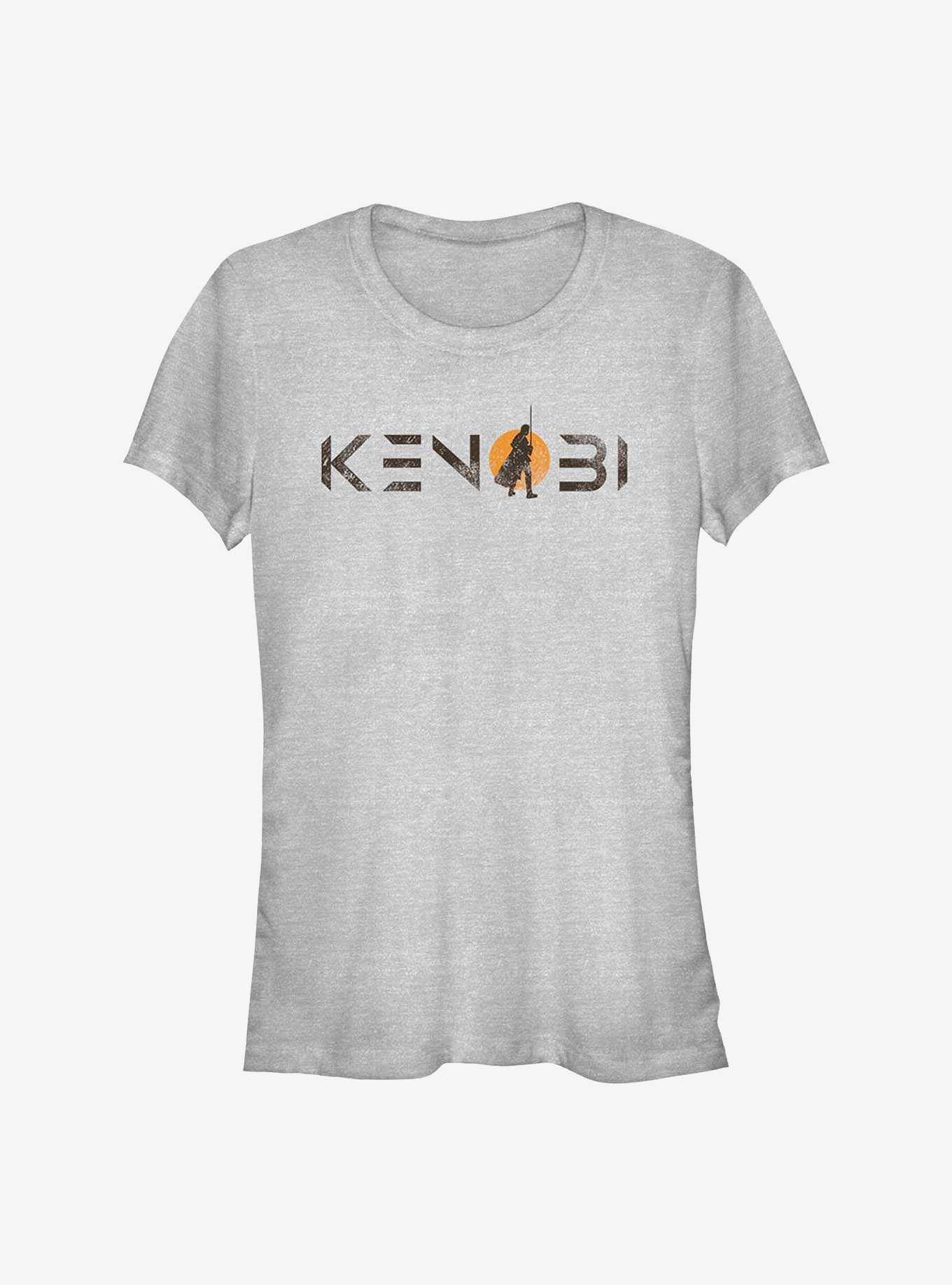 Star Wars Obi-Wan Kenobi Single Sun Logo Girls T-Shirt, ATH HTR, hi-res