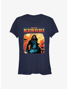 Star Wars Obi-Wan Kenobi Western Kenobi Girls T-Shirt, NAVY, hi-res