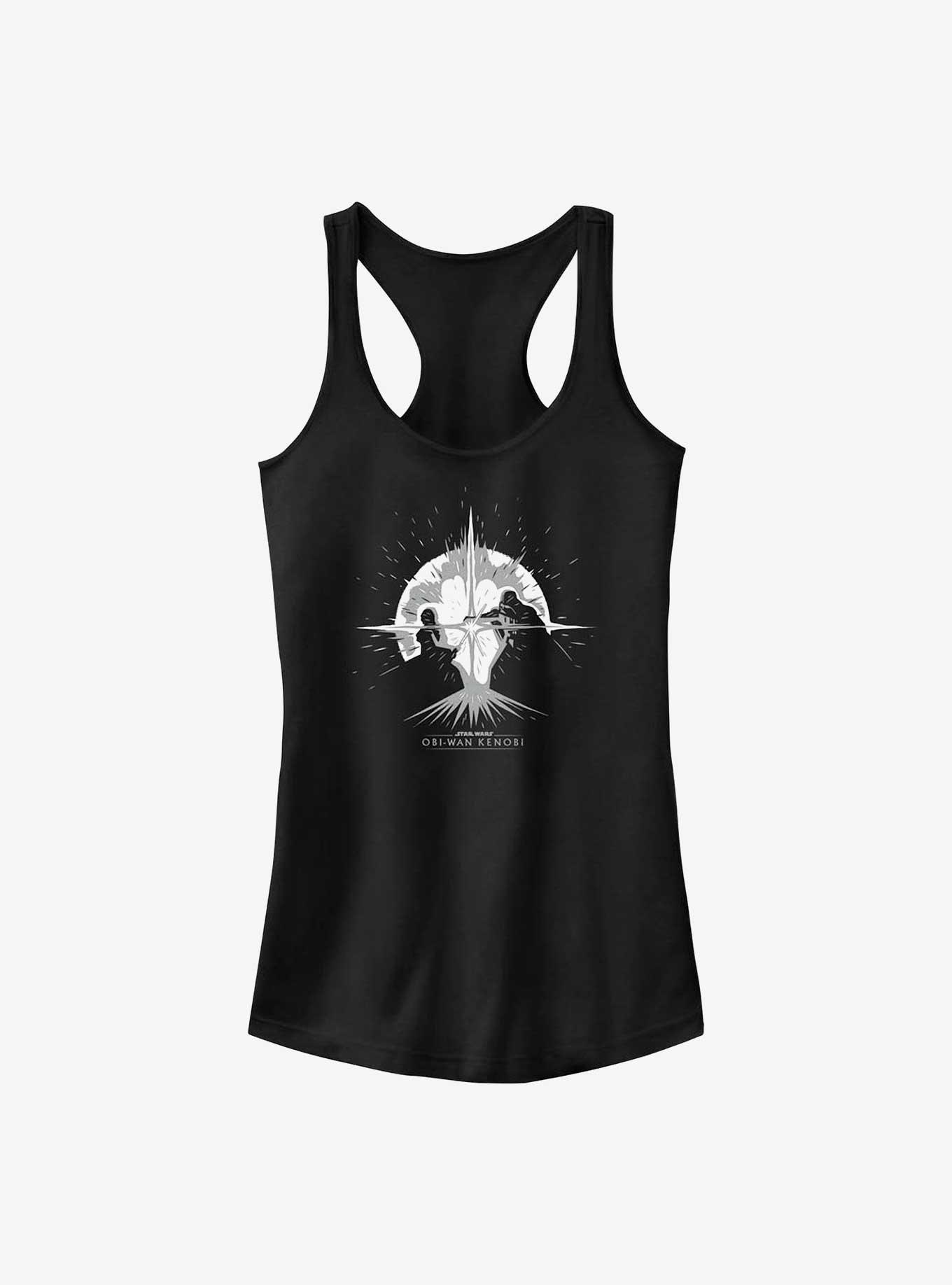 Star Wars Obi-Wan Kenobi Explosive Duel Girls Tank Top, BLACK, hi-res