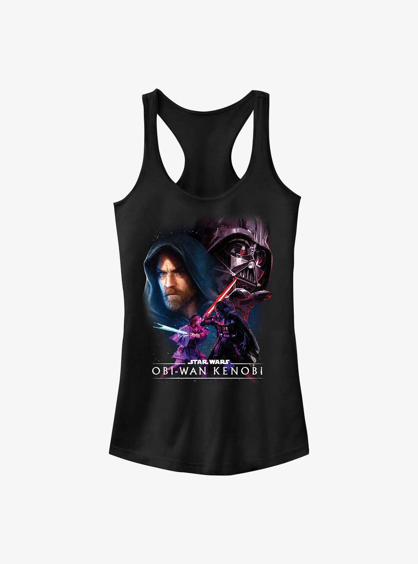 Star Wars Obi-Wan Kenobi Galaxy Face-Off Girls Tank Top, , hi-res