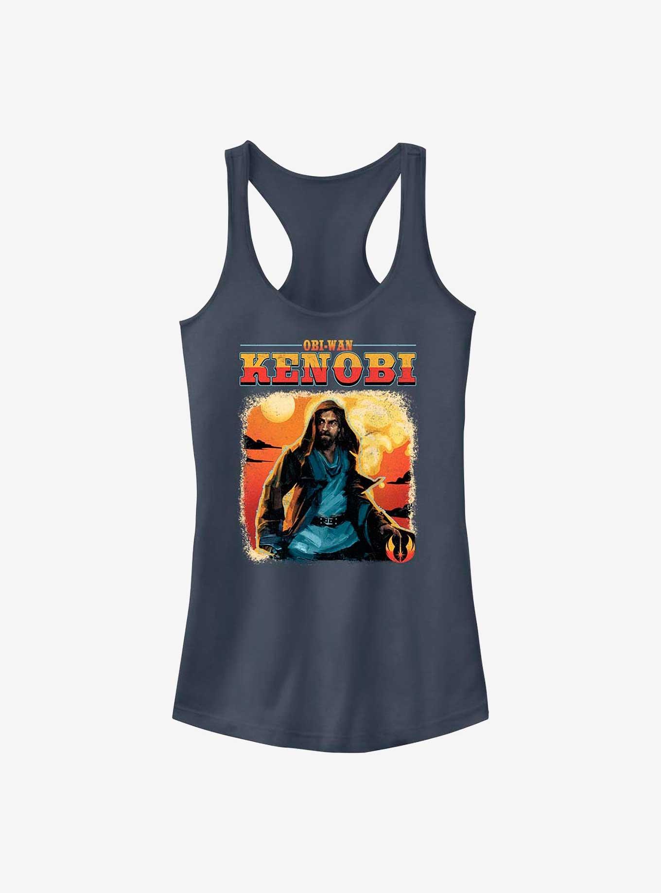 Star Wars Obi-Wan Kenobi Western Kenobi Girls Tank, INDIGO, hi-res