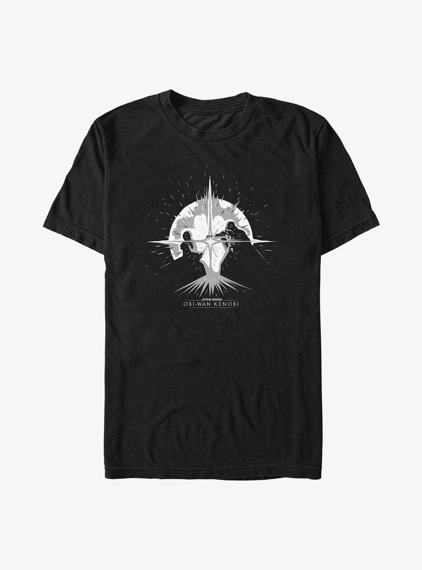 Star Wars Obi-Wan Kenobi Explosive Duel T-Shirt, BLACK, hi-res