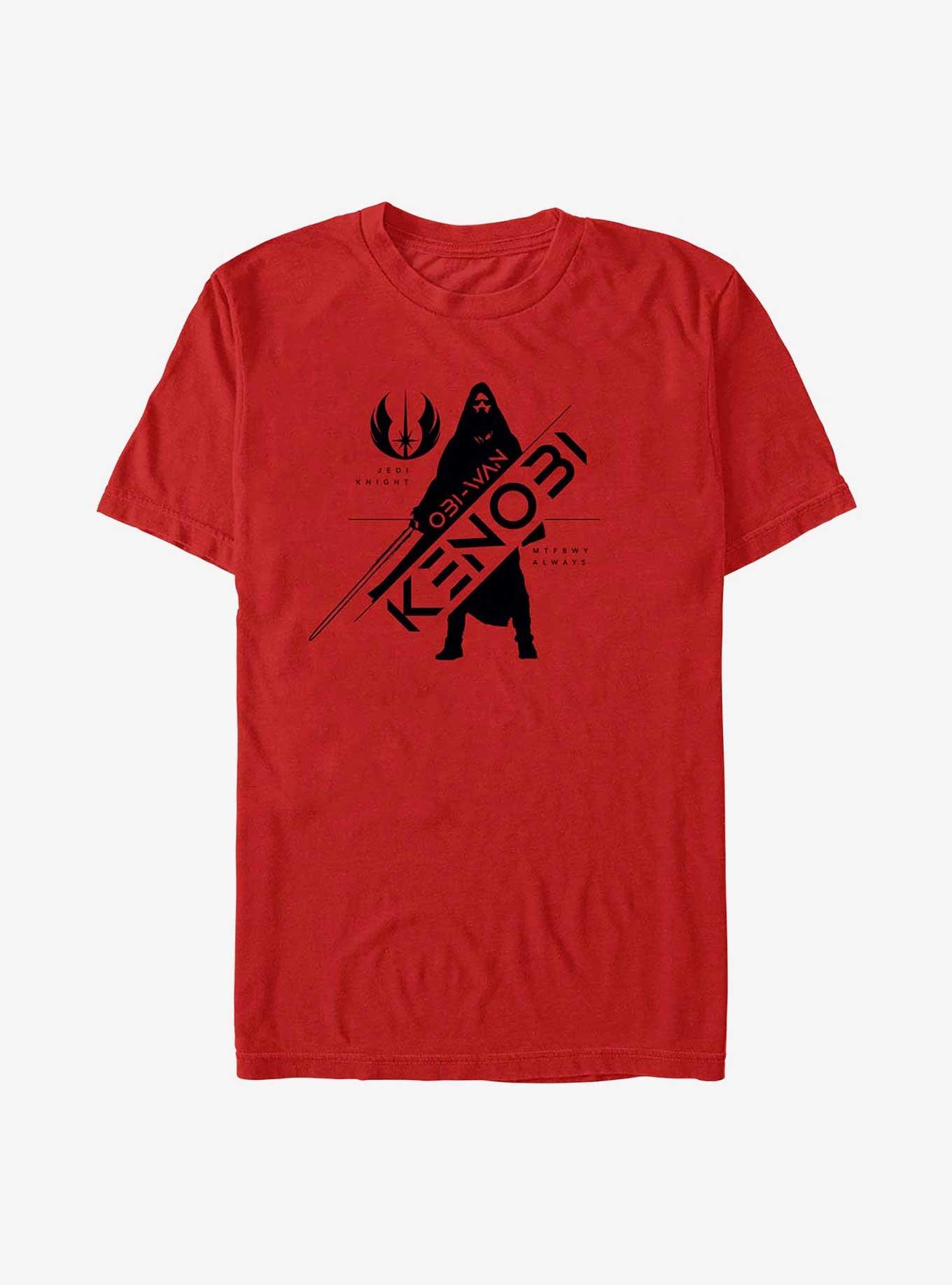 Star Wars Obi-Wan Kenobi Obi-Wan Silhouette T-Shirt, RED, hi-res