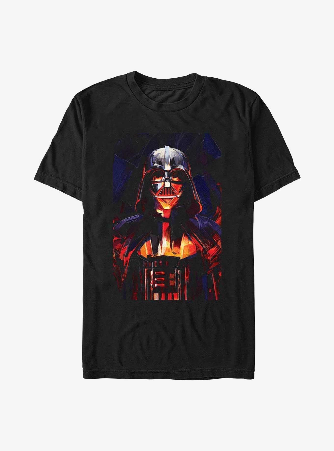 Star Wars Obi-Wan Kenobi Vader Paint T-Shirt, BLACK, hi-res