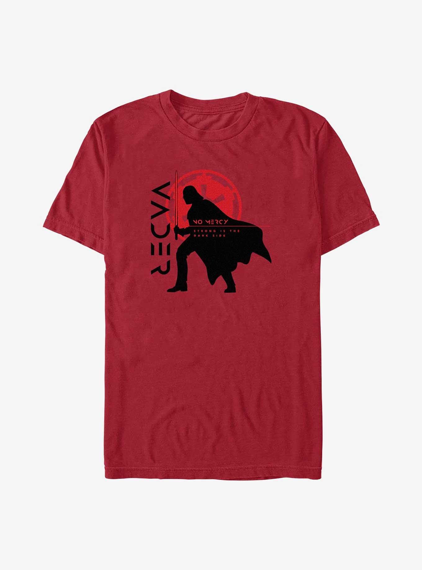 Star Wars Obi-Wan Kenobi Vader Silhouette T-Shirt, CARDINAL, hi-res