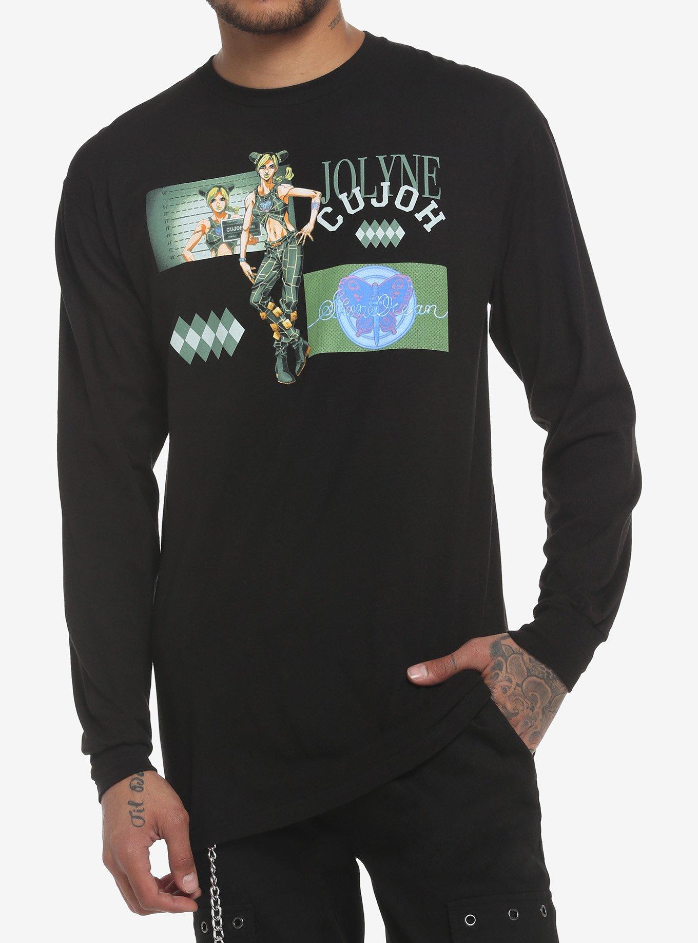 JoJo's Bizarre Adventure Jolyne Cujoh Long-Sleeve T-Shirt, BLACK, hi-res