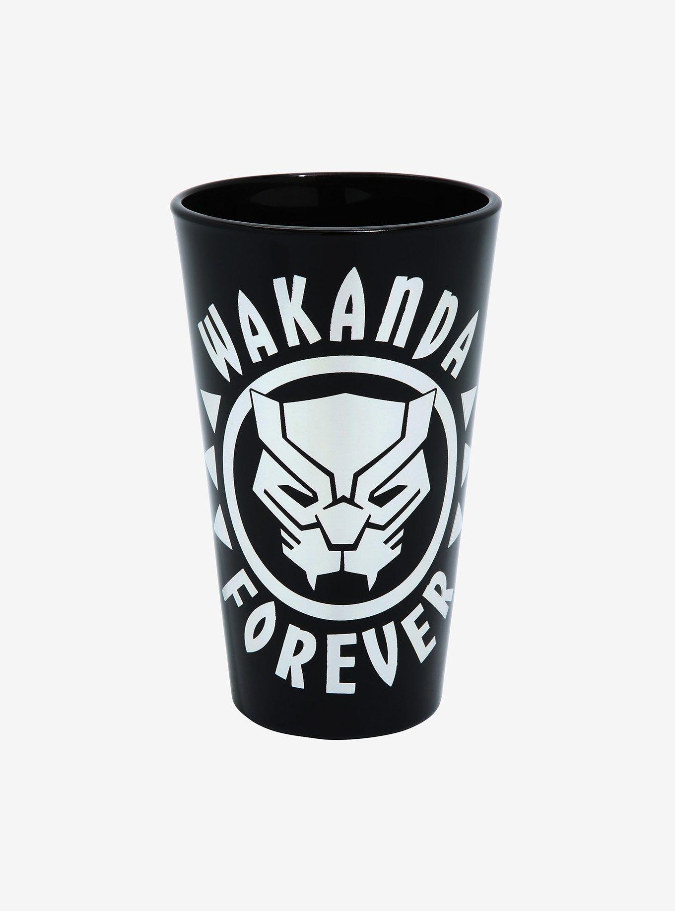 Black Panther: Wakanda Forever Silver Pint Glass, , hi-res