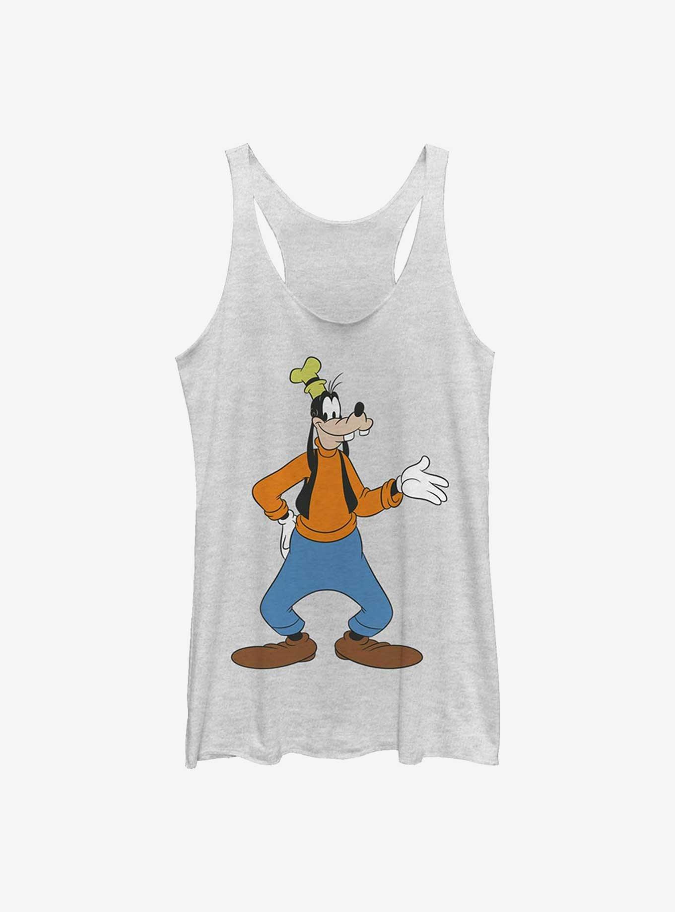 Disney Goofy Classic Womens Tank Top, WHITE HTR, hi-res