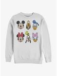 Disney Mickey Mouse Group Stack Sweatshirt, WHITE, hi-res