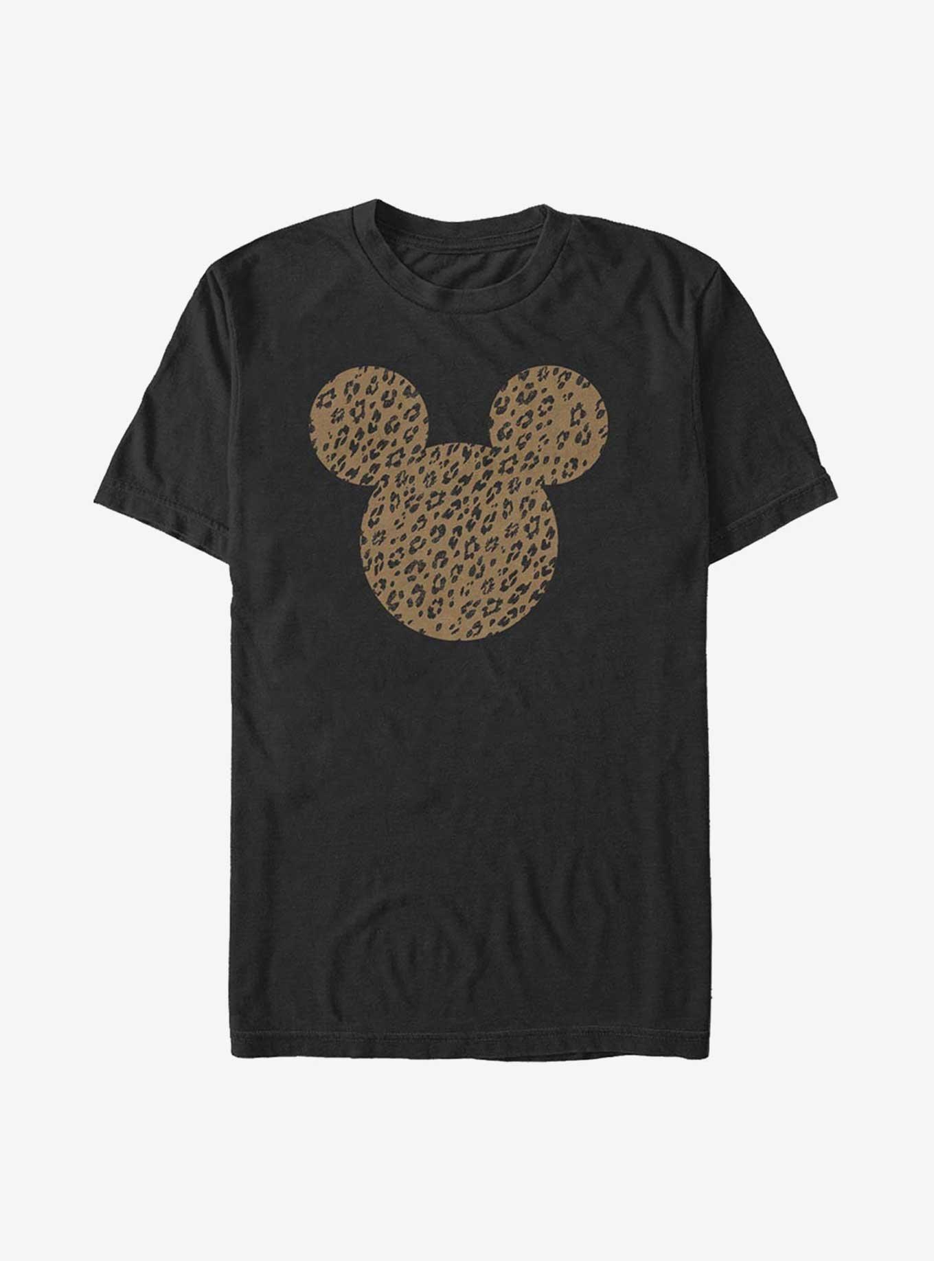 Disney Mickey Mouse Cheetah Mouse T-Shirt, BLACK, hi-res