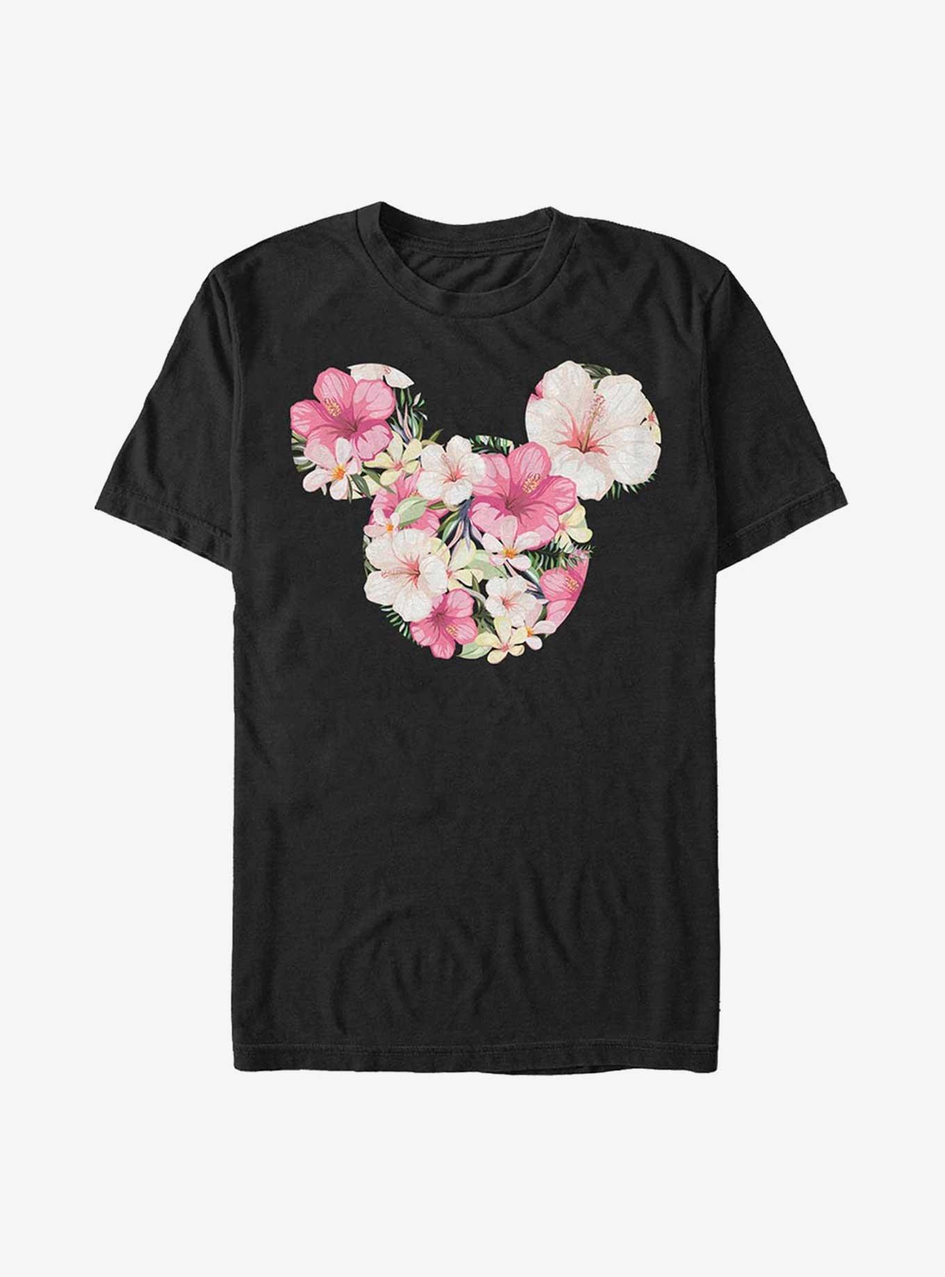 Disney Mickey Mouse Tropical Mouse T-Shirt, BLACK, hi-res