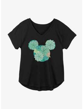 Disney Mickey Mouse Succulents Womens T-Shirt Plus Size, , hi-res