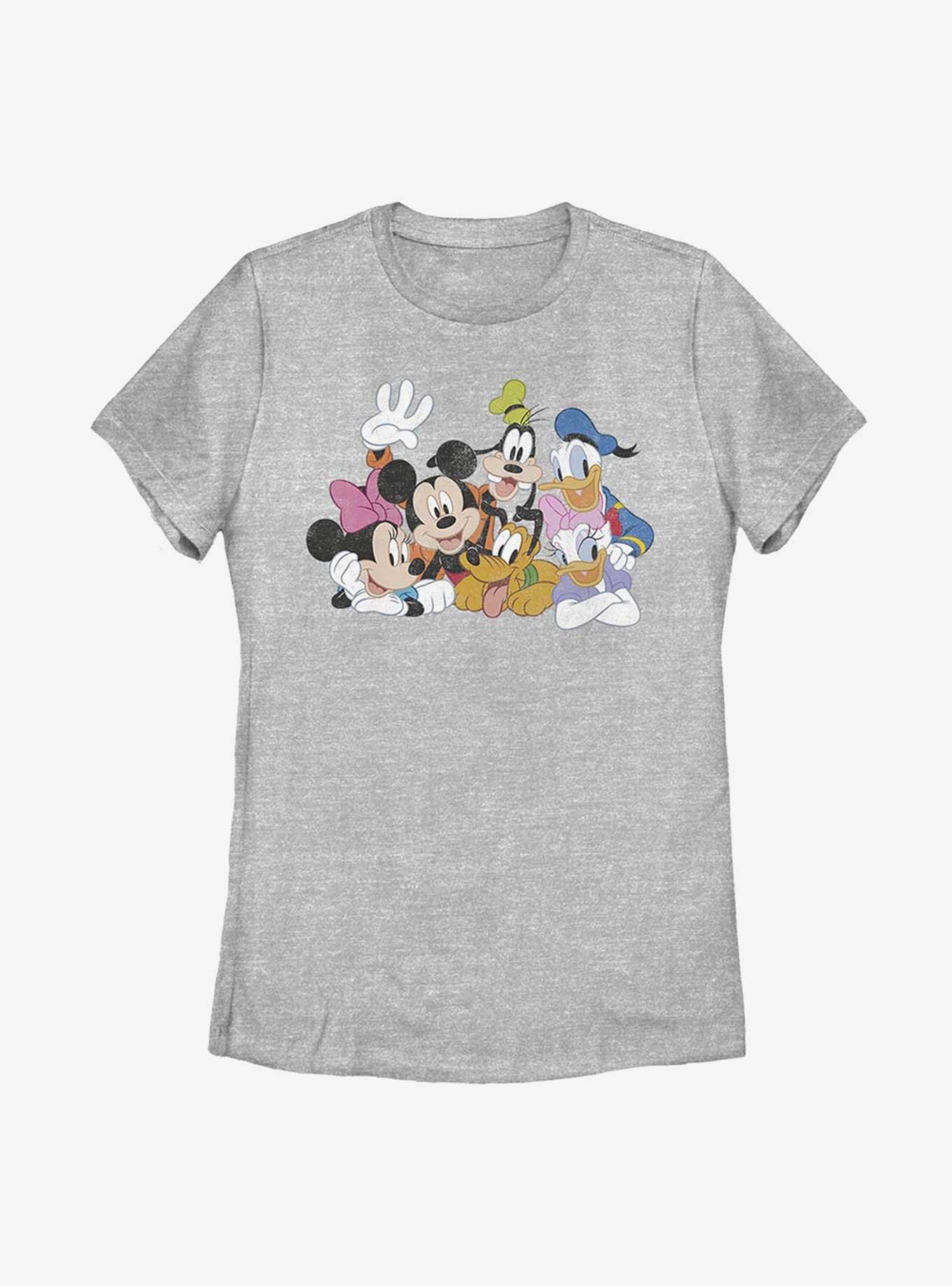 Disney Mickey Mouse Vintage Group Womens T-Shirt, , hi-res