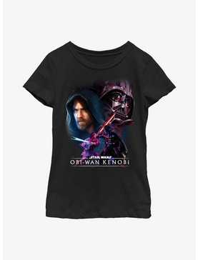Star Wars Obi-Wan Kenobi Big Face Off Youth Girls T-Shirt, , hi-res