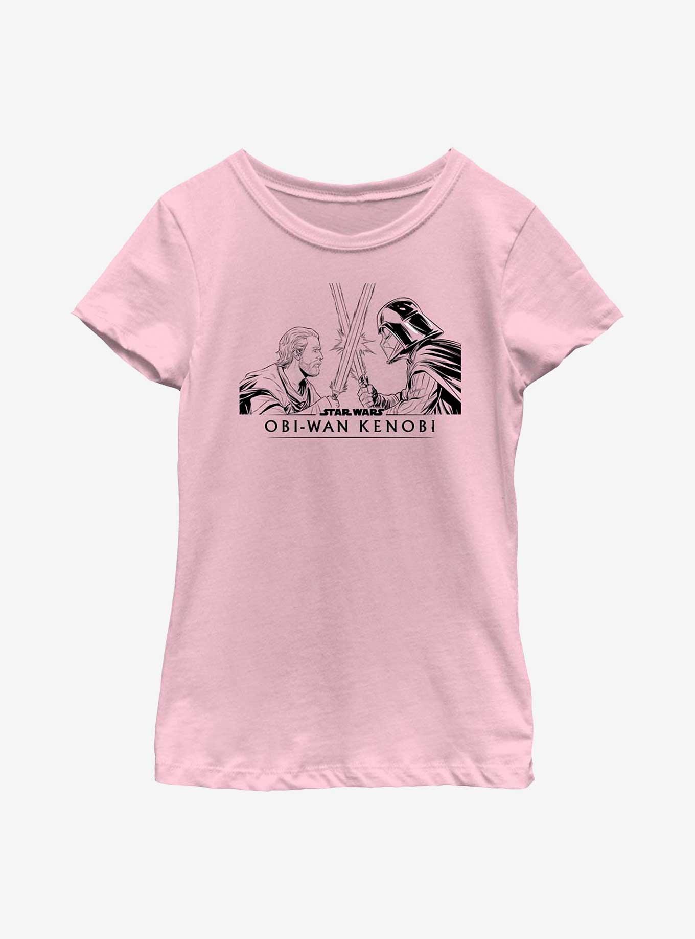 Star Wars Obi-Wan Kenobi Obi Clash Youth Girls T-Shirt, , hi-res