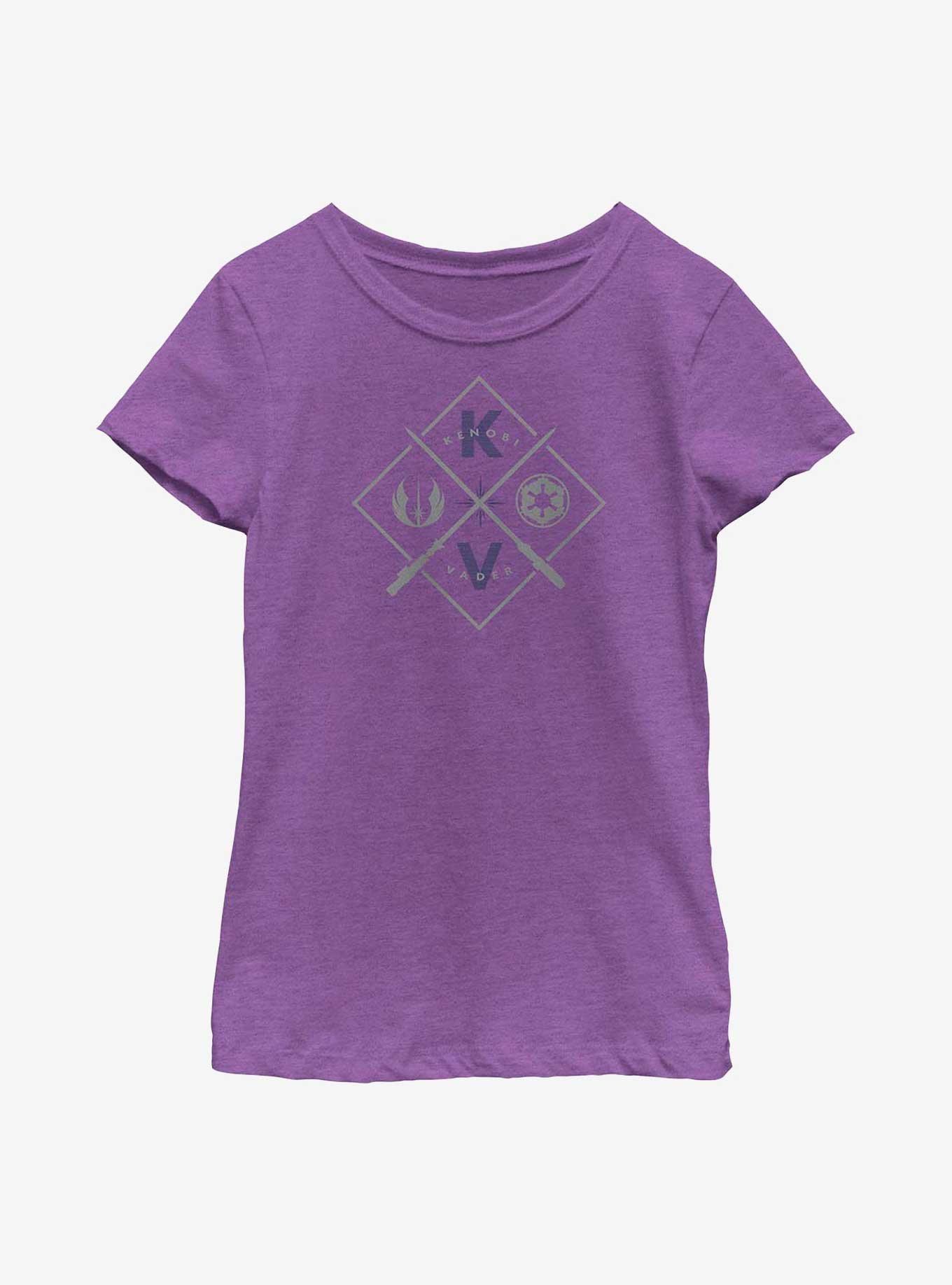 Star Wars Obi-Wan Kenobi Resistance Empire Crest Youth Girls T-Shirt, , hi-res