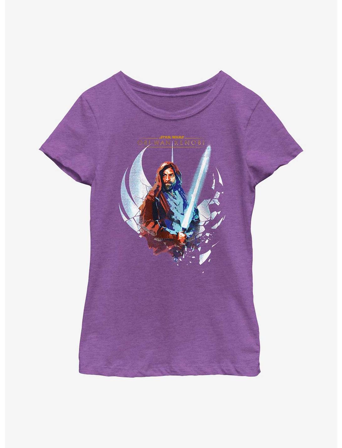 Star Wars Obi-Wan Kenobi Wan And Obi Youth Girls T-Shirt, PURPLE BERRY, hi-res