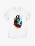 Star Wars Obi-Wan Kenobi Paint Womens T-Shirt, WHITE, hi-res
