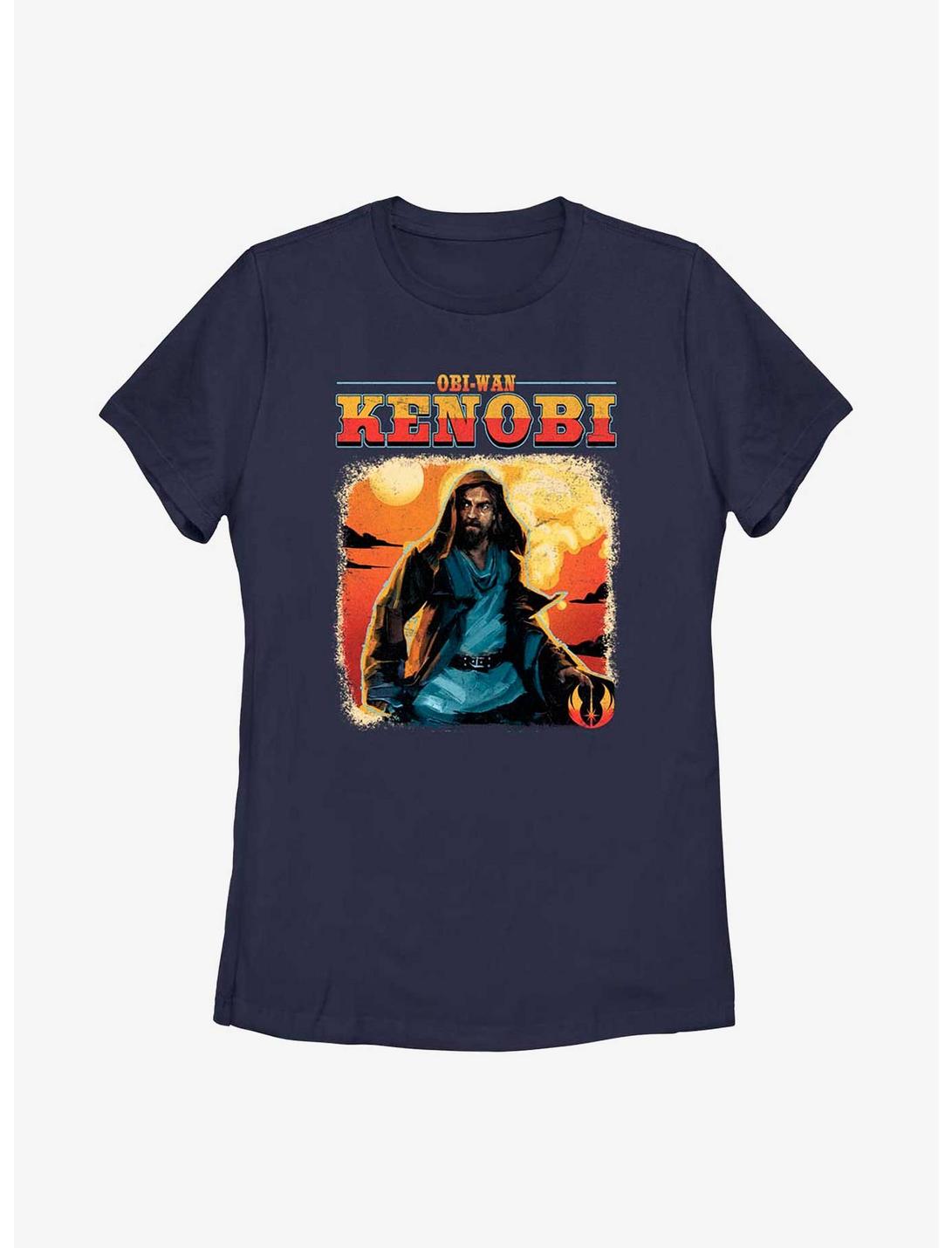 Star Wars Obi-Wan Kenobi Western Obi-Wan Womens T-Shirt, NAVY, hi-res