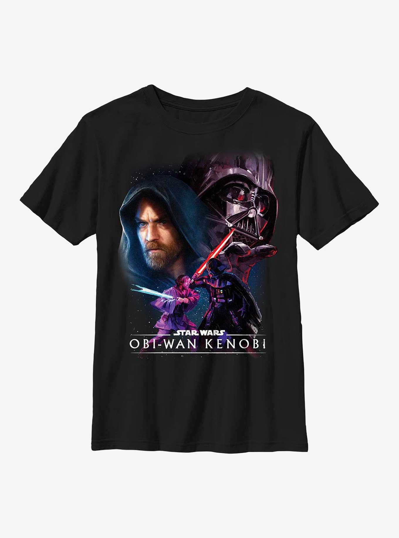 Star Wars Obi-Wan Kenobi Big Face Off Youth T-Shirt, , hi-res