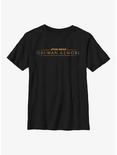 Star Wars Obi-Wan Kenobi Gold Logo Youth T-Shirt, BLACK, hi-res