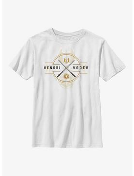 Star Wars Obi-Wan Kenobi Light Saber Crest Youth T-Shirt, , hi-res