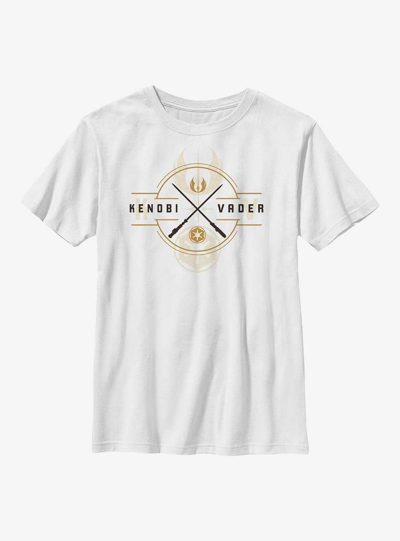 Star Wars Obi-Wan Kenobi Light Saber Crest Youth T-Shirt, , hi-res