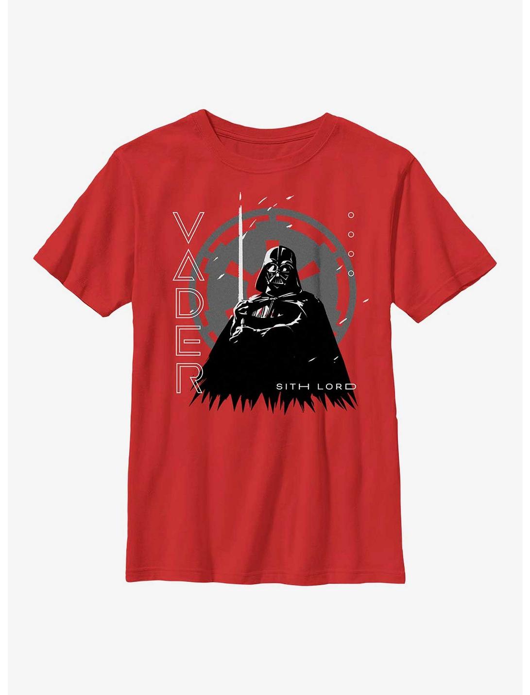 Star Wars Obi-Wan Kenobi Lord Vader Youth T-Shirt, RED, hi-res